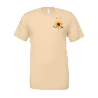 B+C Unisex Sunflower Printed T-Shirt Thumbnail