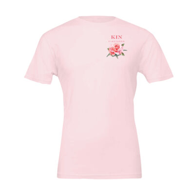 B+C Unisex Rose Printed T-Shirt Thumbnail